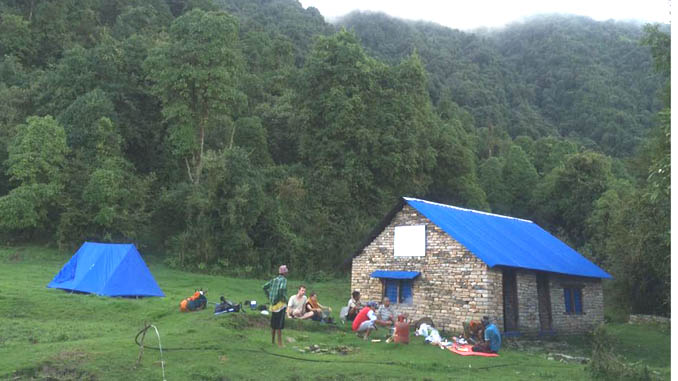 Hile Kharka shelter