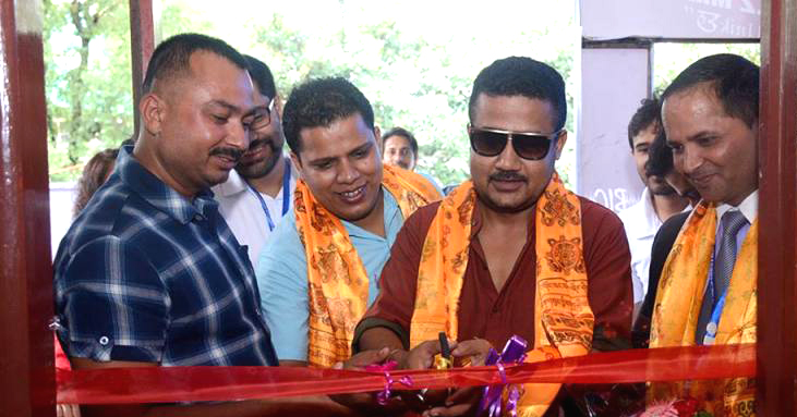 The education fair being inaugurated in Pokhara. Picture: Jukson.com 