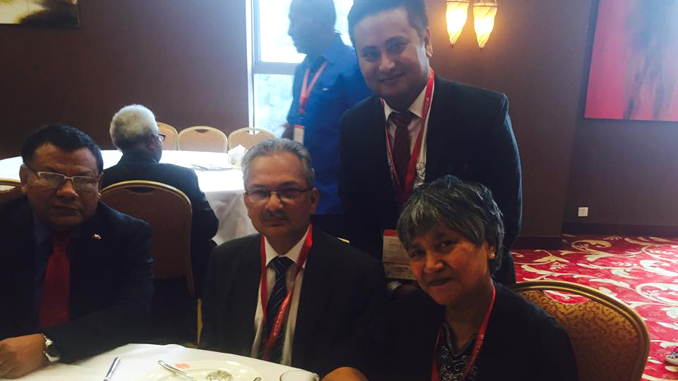 Taking picture with former PM Dr. Babu Ram Bhattarai in China. Picture: Recentfusion.com