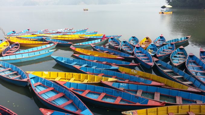 Begnas Lake boats